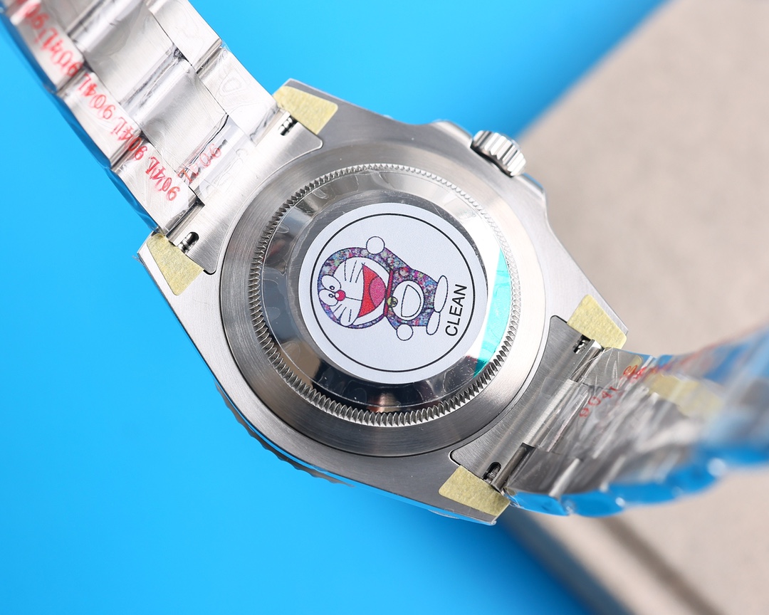 Clean Factory Rolex GMT Master Meteorite Dial Blue&Red Ceramic Bezel Oyster Bracelet 904L Steel 3186/3285 Movement - Image 9