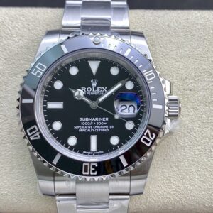 VS Factory Rolex Submariner 116610 Black Ceramic Bezel Black Dial 904L Steel 3135 Movement 40mm