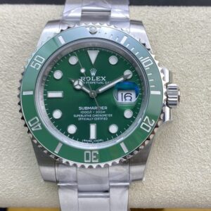 VS Factory Rolex Submariner 116610 Green Ceramic Bezel Green Dial 904L Steel 3135 Movement 40mm