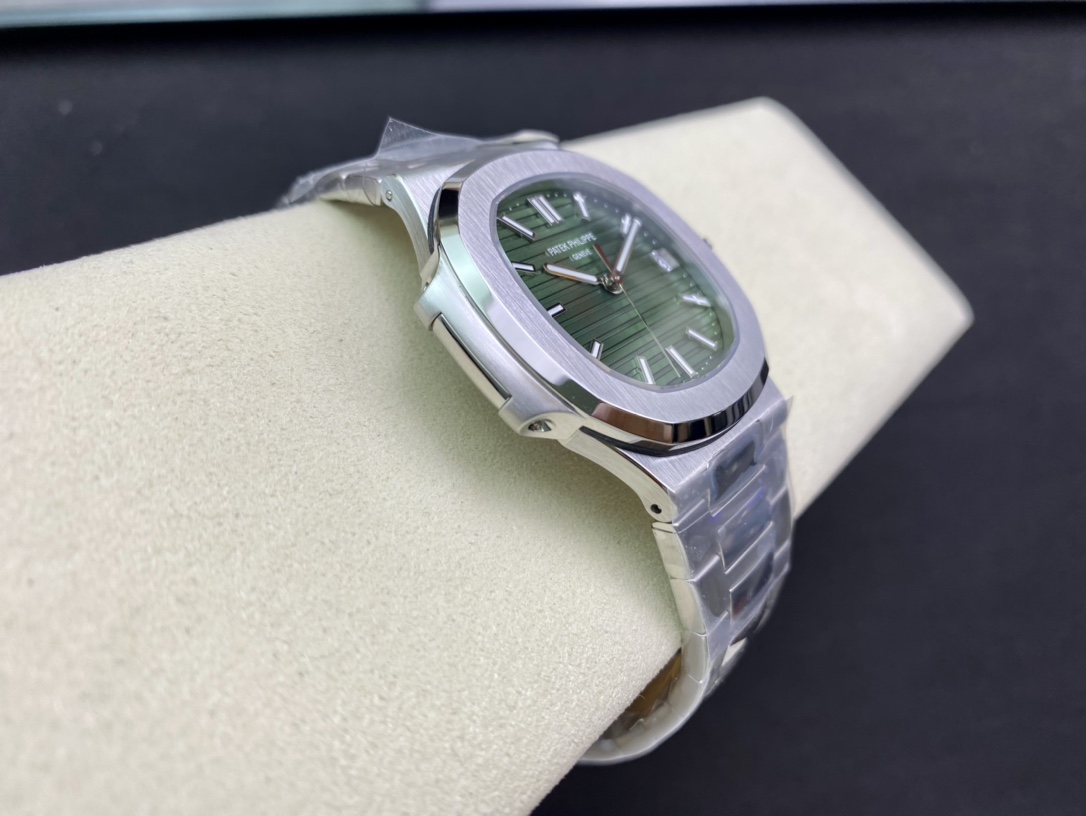 3K Factory Patek Philippe Nautilus 5711 Green Dial 316L Steel Bracelet 324SC Movement 40mm - Image 6