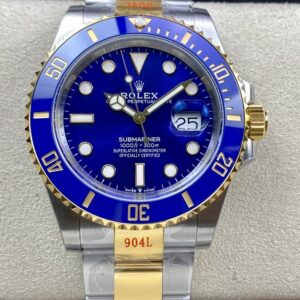 VS Factory Rolex Submariner 126613 Blue Ceramic Bezel Blue Dial 904L Steel&Yellow Gold 3235 Movement 41mm