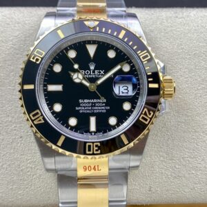 VS Factory Rolex Submariner 126613 Black Ceramic Bezel Black Dial 904L Steel&Yellow Gold 3235 Movement 41mm