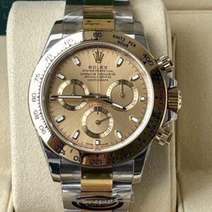 BT Factory Rolex Daytona Chronograph 116503 Yellow Gold Dial&Bezel Two Tone Case&Bracelet 4130 Movement 40mm