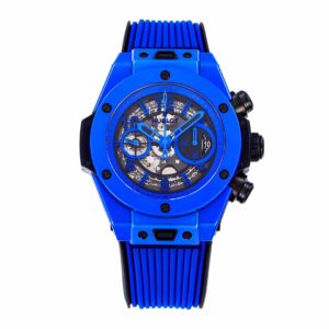 BBF Factory Hublot Big Bang Blue Dial Blue Ceramic Bezel&Case Rubber Strap HUB1280 Movement 42mm