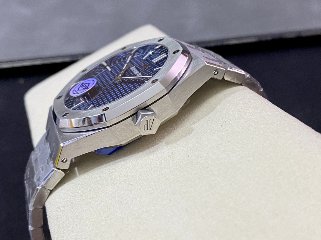 APS Factory Audemars Piguet Royal Oak 15500 Light Blue Dial 316L Steel Bezel&Bracelet 4302 Movement 41mm - Image 6