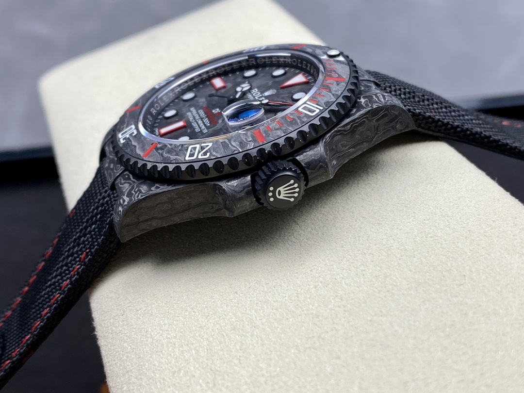 VS Factory Rolex Submariner Diw Red Carbon Fiber Case 3135 Movement 40mm - Image 5