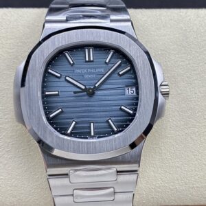3K Factory Patek Philippe Nautilus 5711 Blue Dial 316L Steel Bracelet 324SC Movement 40mm