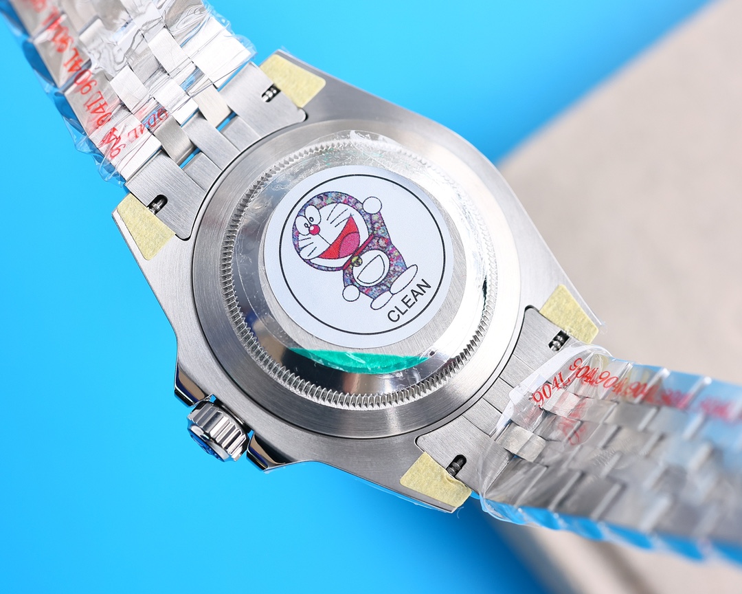 Clean Factory Rolex "Pepsi" GMT Master Black Dial Blue & Red Ceramic Bezel Oyster Bracelet 904L Steel 3186/3285 Movement - Image 10