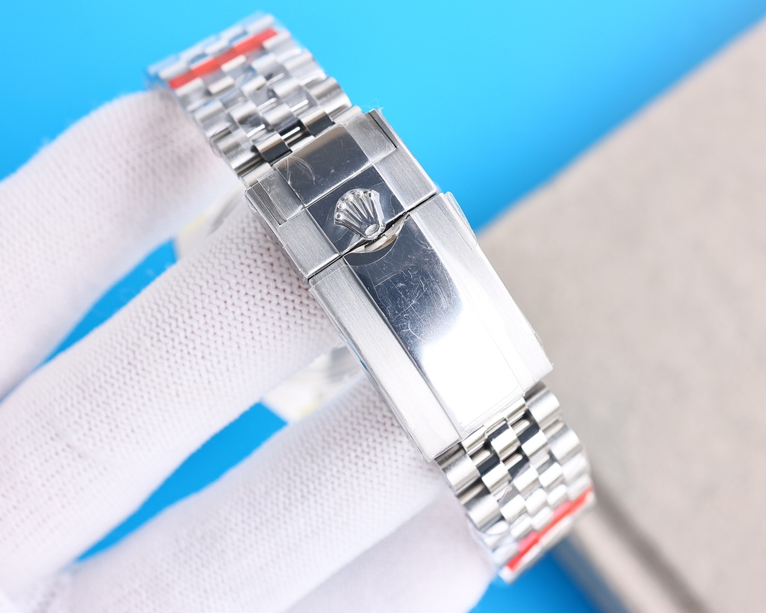 Clean Factory Rolex "Pepsi" GMT Master Black Dial Blue & Red Ceramic Bezel Oyster Bracelet 904L Steel 3186/3285 Movement - Image 8