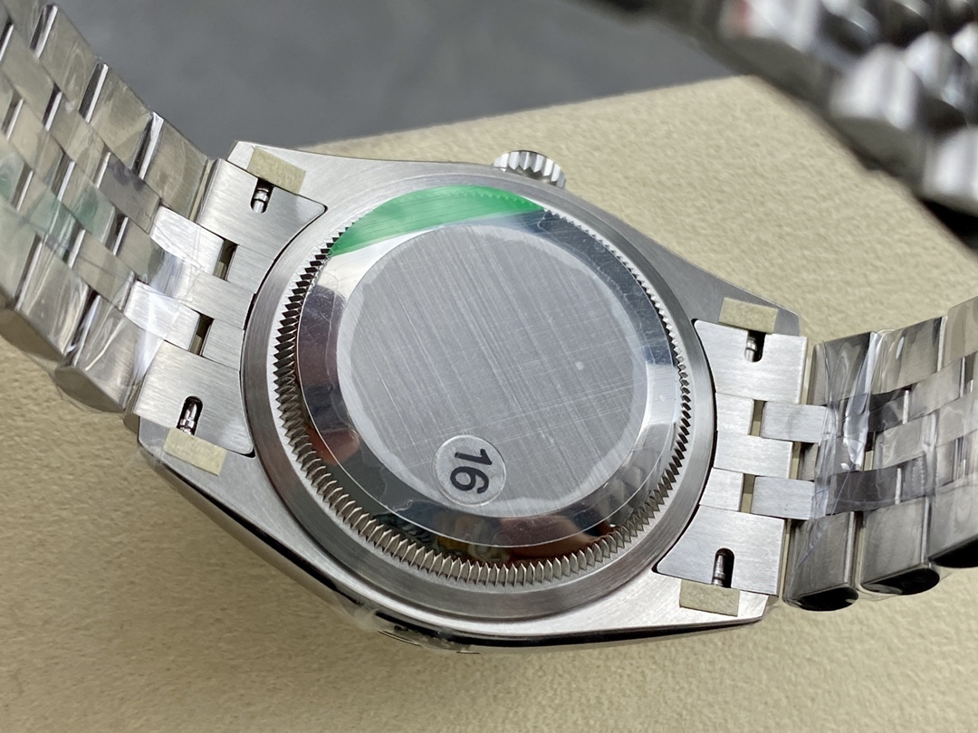 VS Factory Rolex Datejust 126234 Black Dial Fluted Bezel 904L Steel jubilee Bracelet 3235 Movement 36mm - Image 8