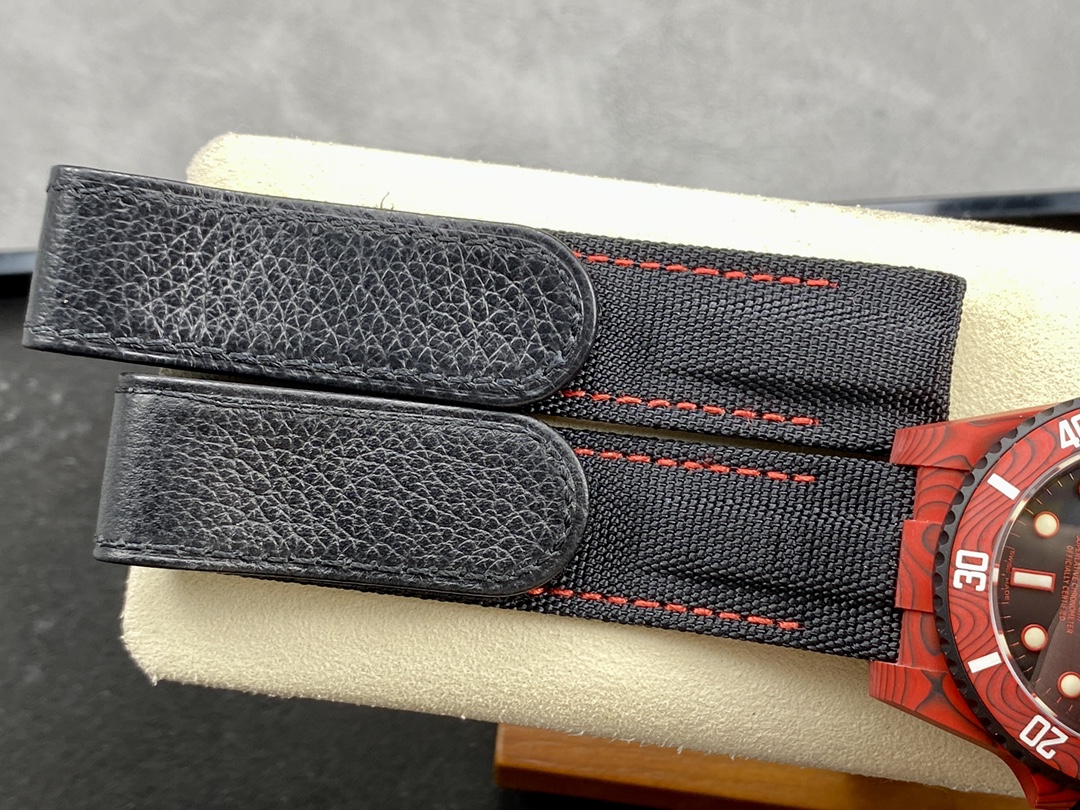 VS Factory Rolex Submariner Diw Full Red Carbon Fiber Case 3135 Movement 40mm - Image 9