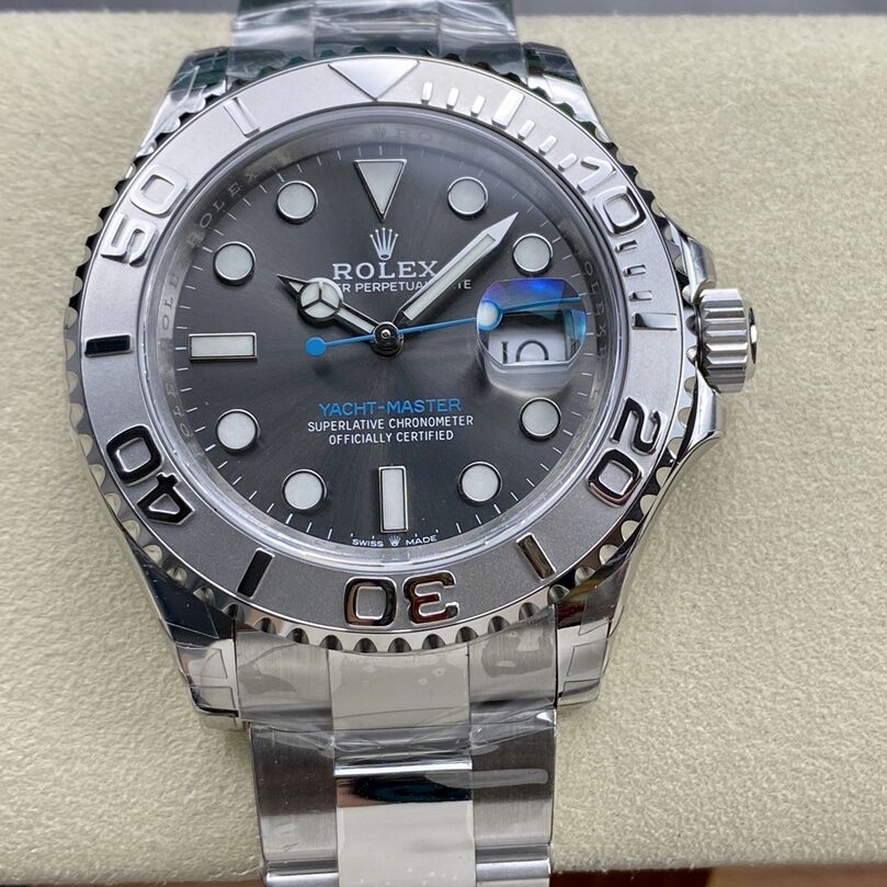 VS Factory Rolex Yacht Master Grey Dial Stainless Steel Case&Bracelet 3235 Movement 40mm