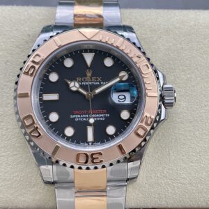 VS Factory Rolex Yacht Master Grey Dial Rose Gold Bezel Stainless Steel Case&Bracelet 3235 Movement 40mm