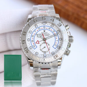 Clean Factory Rolex Yacht Master II 44mm White Dial 904L Steel 1:1 Best Edition 7750 Movement