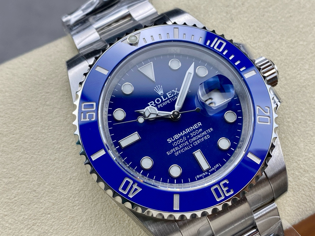 VS Factory Rolex Submariner 116619 Blue Ceramic Bezel Blue Dial 904L Steel 3135 Movement 40mm - Image 3