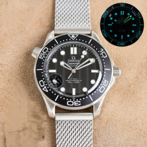 VS Factory Omega Seamaster 300 Black Dial Black Bezel 316L Steel Milanese Bracelet 8806 Movement 42mm