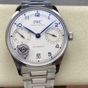 APS Factory IWC Portugieser 7 Days White Dial Blue Hands 316L Steel Case&Bracelet 51011 Movement 42.3mm