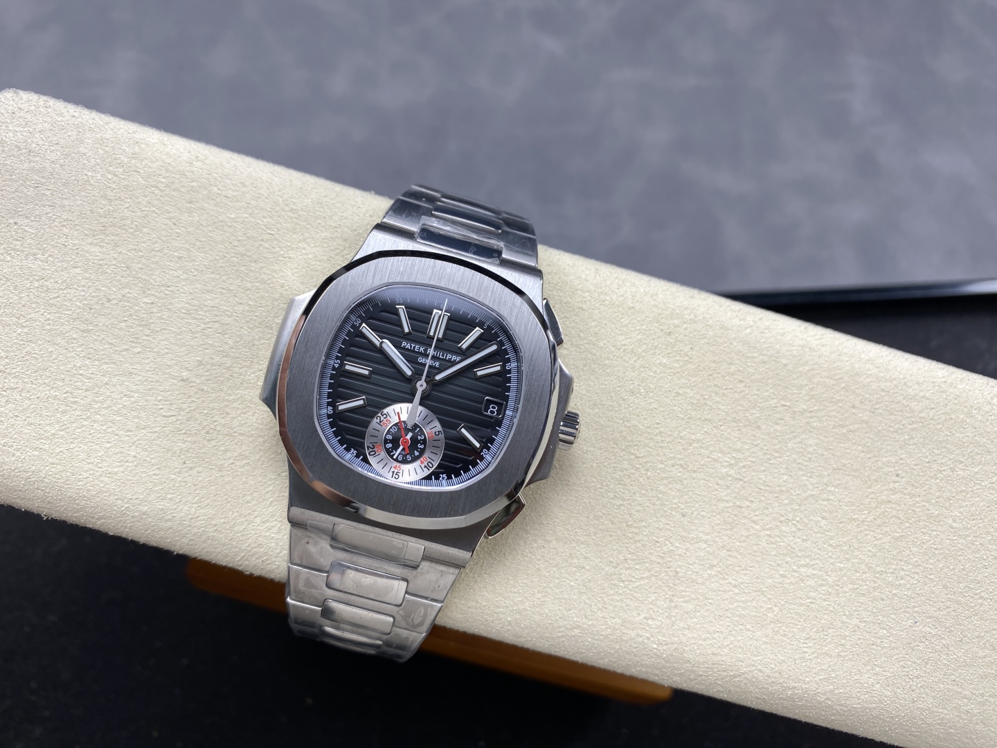 3K Factory Patek Philippe Nautilus 5980 Black Dial 316L Steel CH28-520C Movement 40.5mm - Image 5