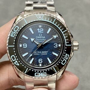 VS Factory Omega Seamaster 600 Blue Dial Black Bezel 316L Steel Bracelet 8912 Movement 45.5mm