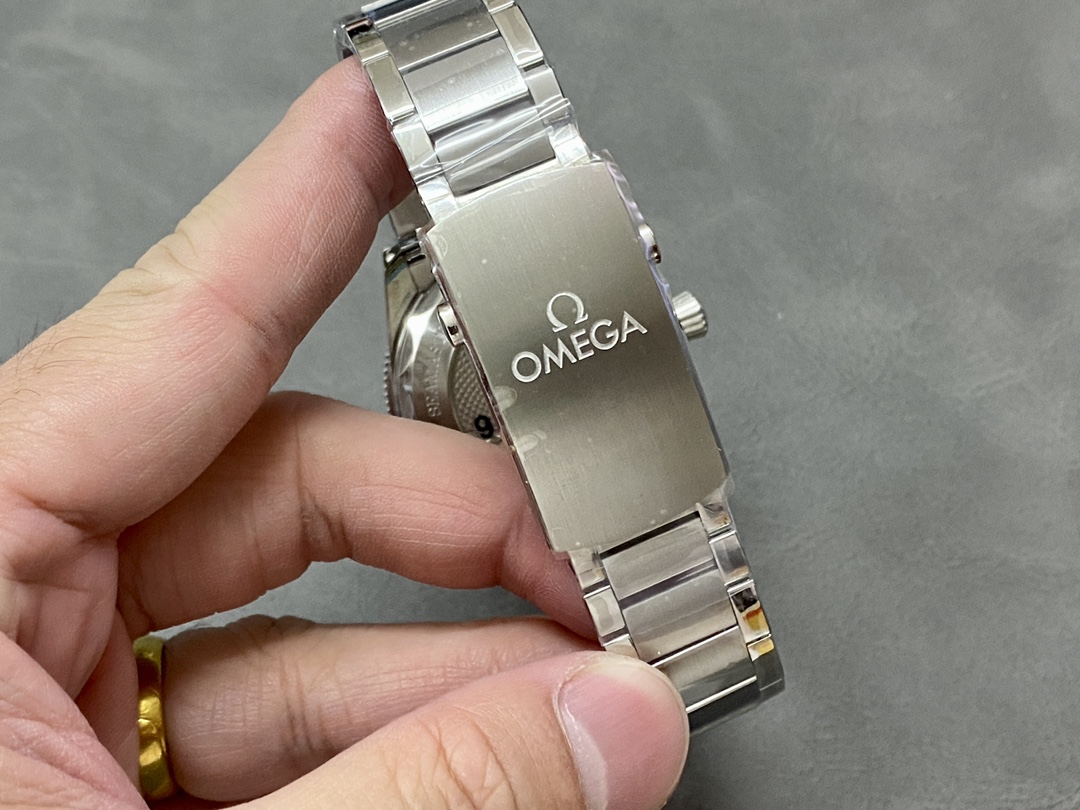 VS Factory Omega Seamaster 300 Blue Dial Blue Ceramic Bezel 316L Steel Bracelet 8912 Movement 41mm - Image 8