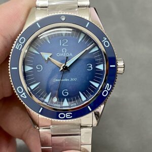 VS Factory Omega Seamaster 300 Blue Dial Blue Ceramic Bezel 316L Steel Bracelet 8912 Movement 41mm