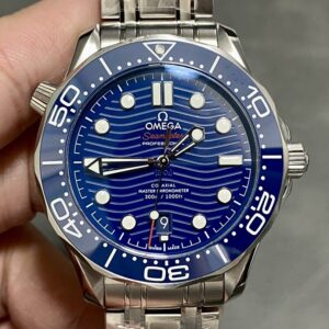VS Factory Omega Seamaster 300 Blue Dial Blue Ceramic Bezel 316L Steel Bracelet 8800 Movement 42mm