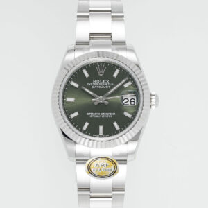 ARF Factory Rolex Datejust 31mm Green Dial Fluted Bezel 904L Steel Oyster/Jubilee Bracelet ETA 2688 Movement 31mm