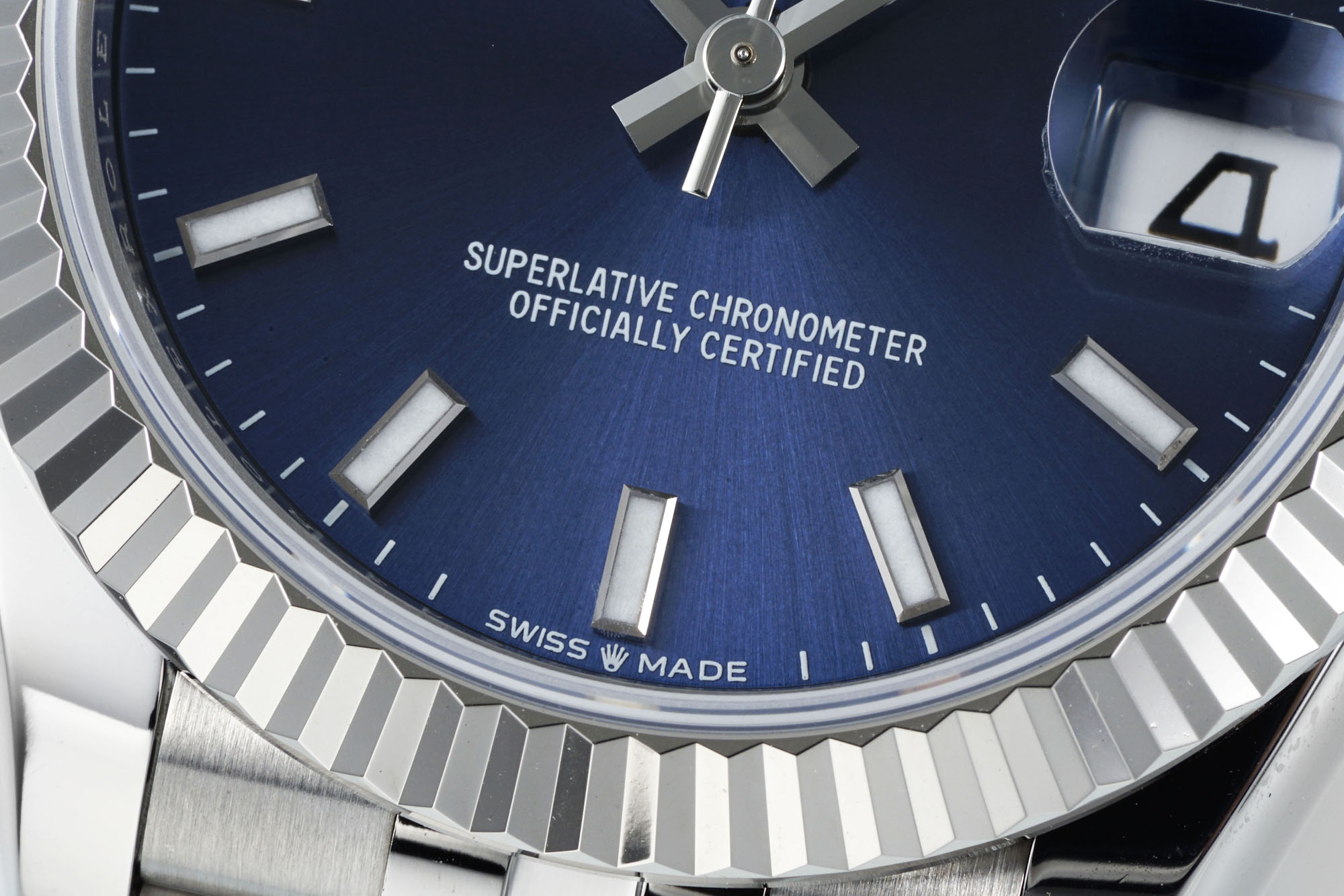 ARF Factory Rolex Datejust 31mm Blue Dial Fluted Bezel 904L Steel Oyster/Jubilee Bracelet ETA 2688 Movement 31mm - Image 5