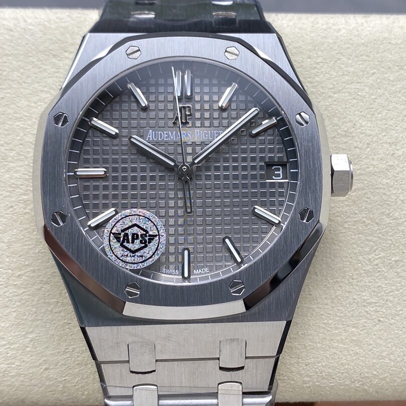 APS Factory Audemars Piguet Royal Oak 15500 Grey Dial 316L Steel Bezel&Bracelet 4302 Movement 41mm