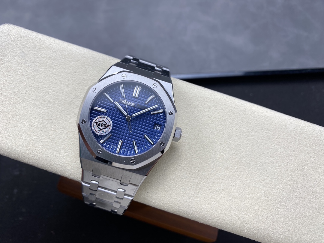 APS Factory Audemars Piguet Royal Oak 15510 Blue Dial 316L Steel Bezel&Bracelet 4302 Movement 41mm - Image 2
