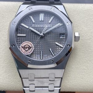 APS Factory Audemars Piguet Royal Oak 15510 Grey Dial 316L Steel Bezel&Bracelet 4302 Movement 41mm